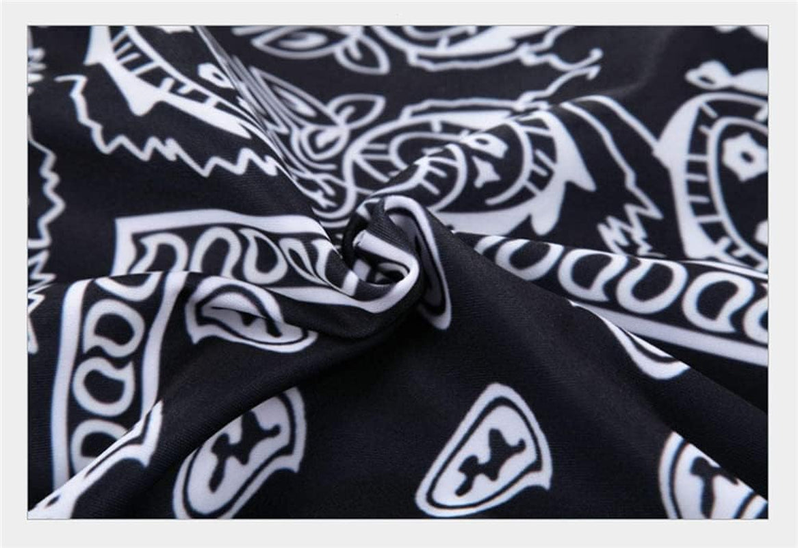 Unisex Fashion Man Skateboard Bandanas Pants Womens Loose Hip Hop Swag Bandanas Joggers Pants for Men'S Black,Small