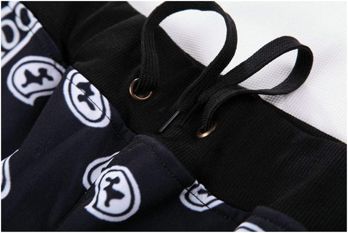 Unisex Fashion Man Skateboard Bandanas Pants Womens Loose Hip Hop Swag Bandanas Joggers Pants for Men'S Black,Small