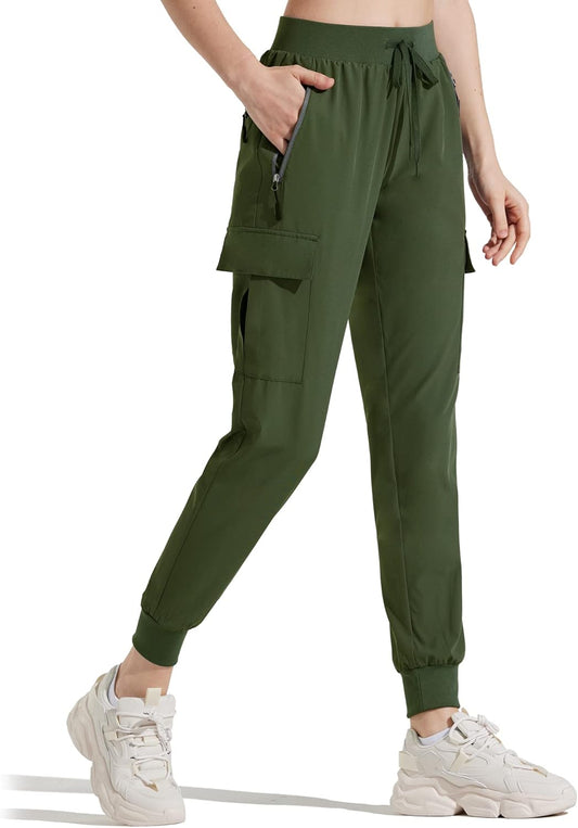 Cargo Pants Women Joggers for Women Hiking Pants Women Summer Pants Women Lounge Pants Women Green M