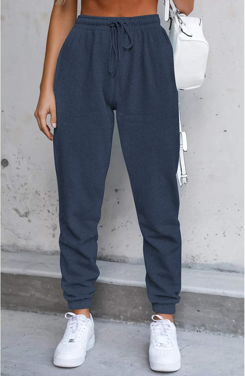 Women Sweatsuits Bra and Sweatpants Set 2 Pieces Jogger Tracksuit